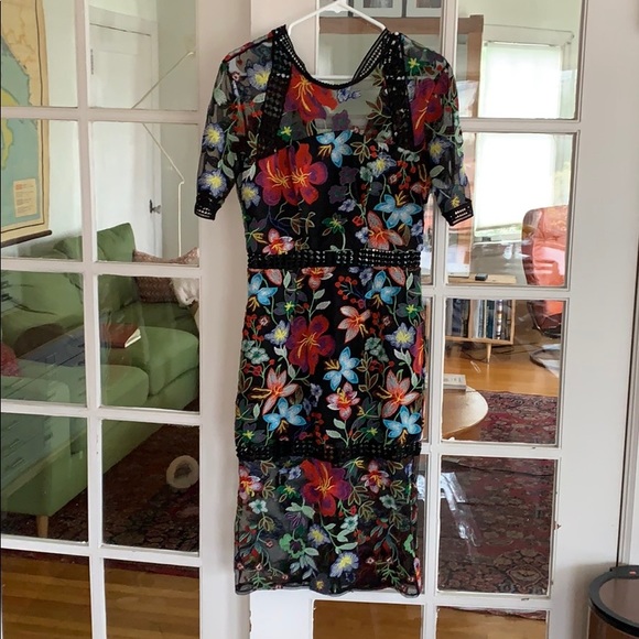 vone blushing floral sheath